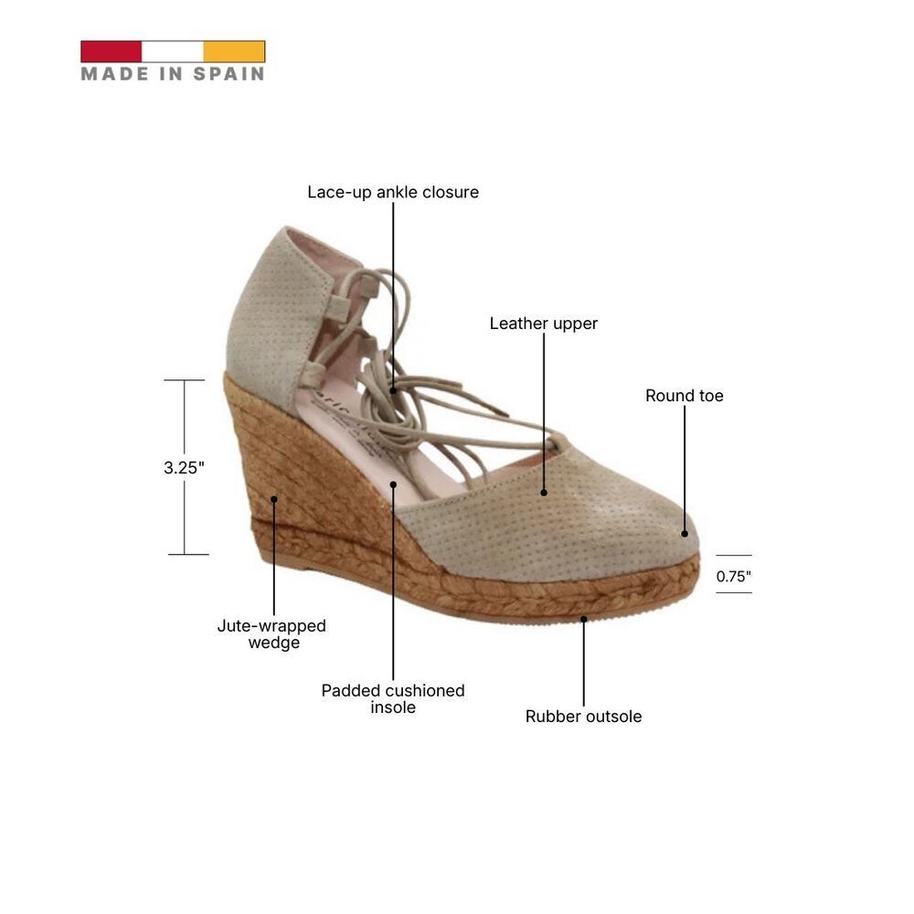 ERIC MICHAEL SAM WOMEN'S ESPADRILLE in Beige - Picture 3 of 4